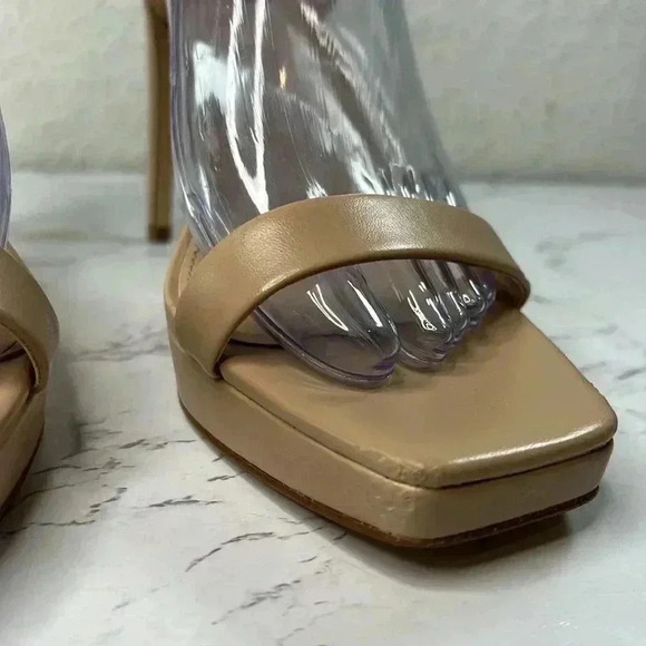 Nine West Shoes | Nine West Platform Heels | Color: Cream/Tan | Size: 9M - Picture 14 of 15